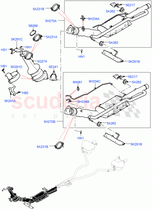Part Diagram for Land Rover LR134739