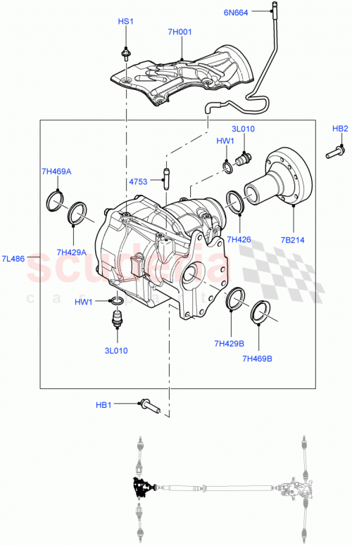 Part Diagram for Land Rover LR002877