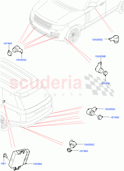 Part Diagram for Land Rover LR095414