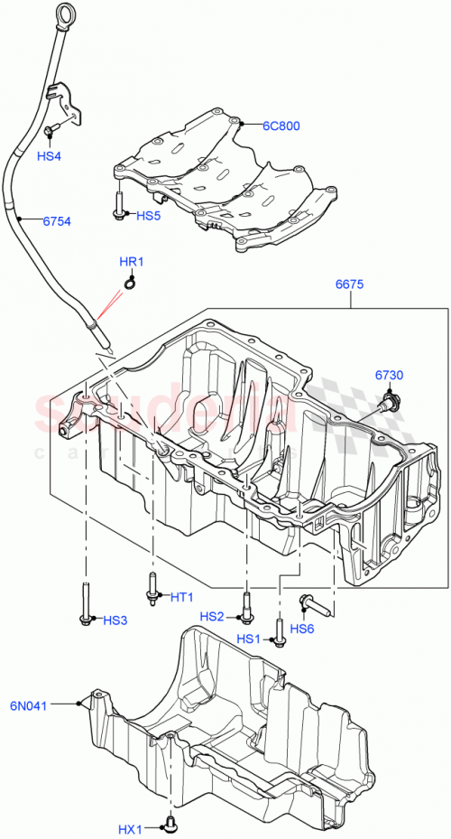 Part Diagram for Land Rover LR073634