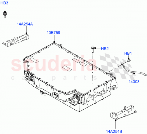 Part Diagram for Land Rover LR141185
