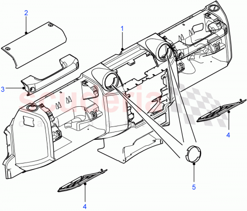 Part Diagram for Land Rover LR065413