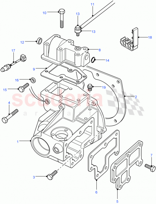 Part Diagram for Land Rover IGE500020