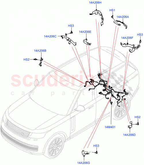 Part Diagram for Land Rover LR163536