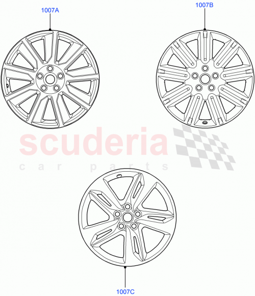 Part Diagram for Land Rover LR030172