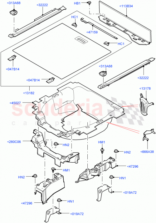 Part Diagram for Land Rover LR099597