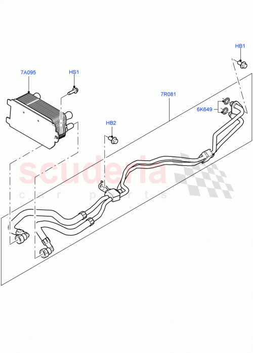 Part Diagram for Land Rover LR057535