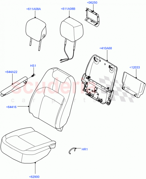 Part Diagram for Land Rover LR101162