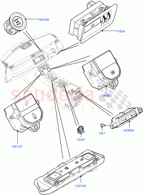 Part Diagram for Land Rover LR073541