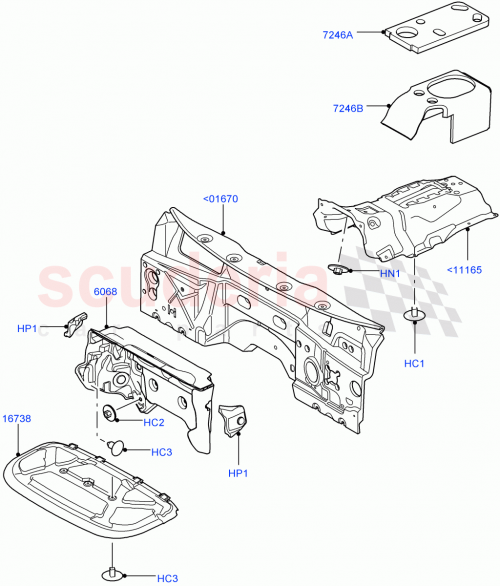 Part Diagram for Land Rover LR017439