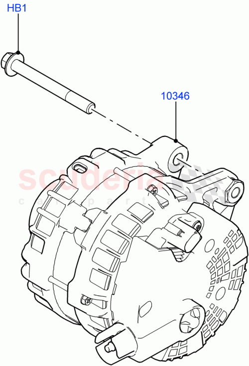 Part Diagram for Land Rover LR140298