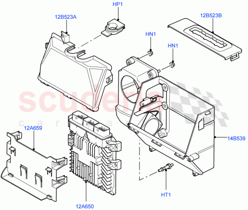 Part Diagram for Land Rover LR015548