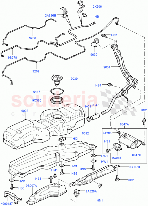 Part Diagram for Land Rover LR028456