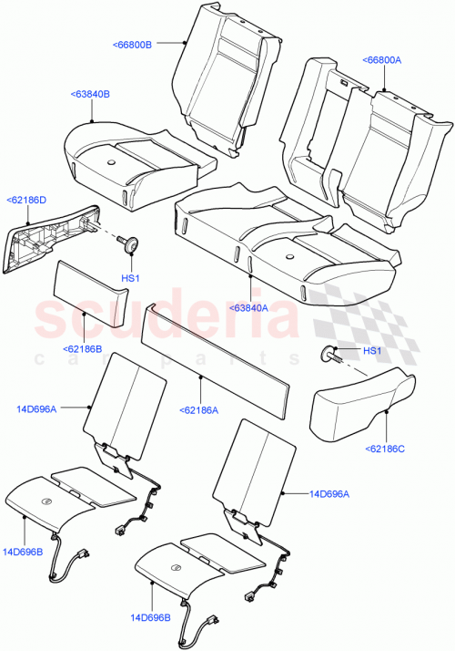 Part Diagram for Land Rover HXA500210LUP