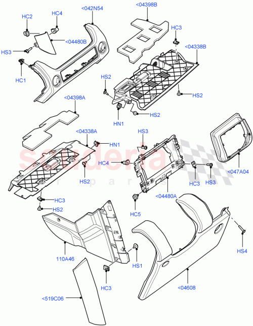 Part Diagram for Land Rover LR024054