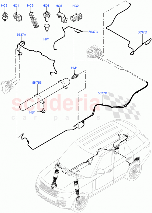 Part Diagram for Land Rover LR039112