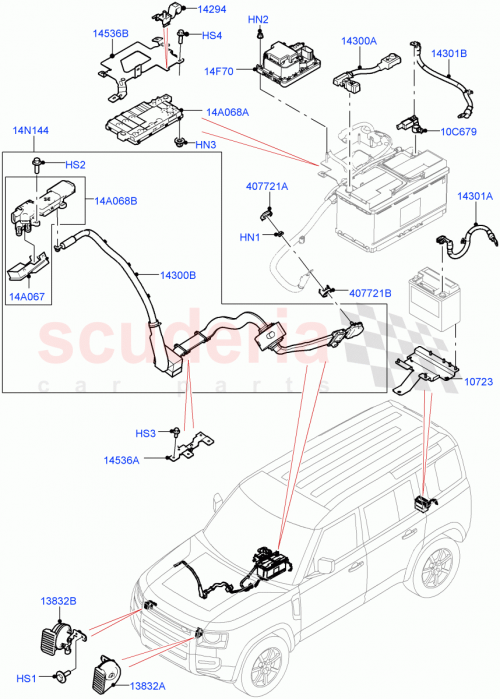 Part Diagram for Land Rover LR132969