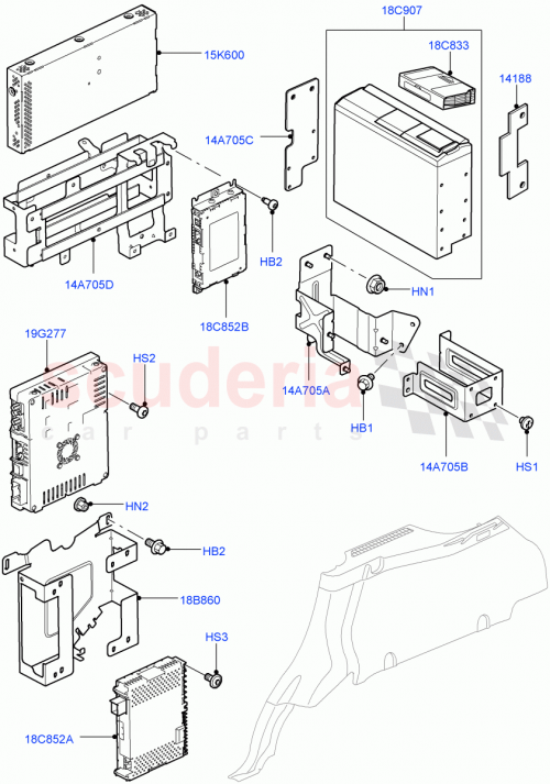 Part Diagram for Land Rover LR018675