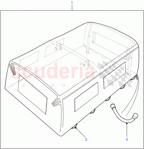 Part Diagram for Land Rover STC4627ABE