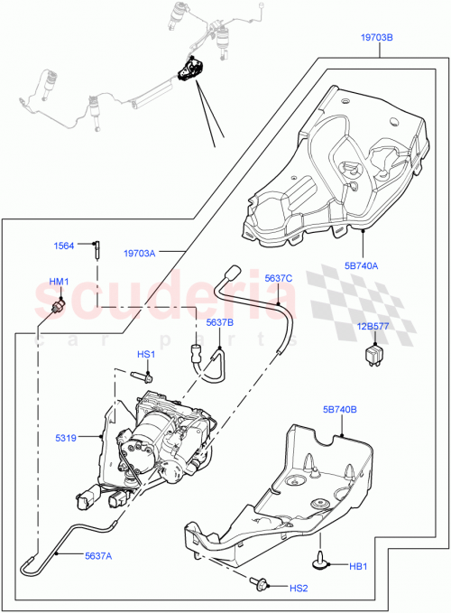 Part Diagram for Land Rover LR044016