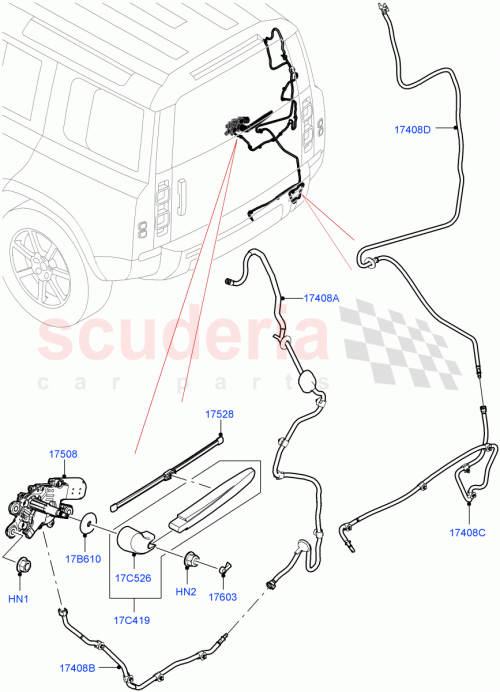 Part Diagram for Land Rover LR147412