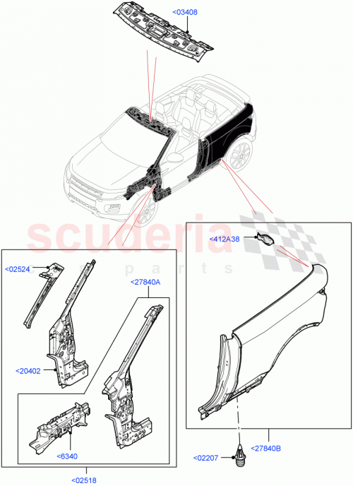 Part Diagram for Land Rover LR078602