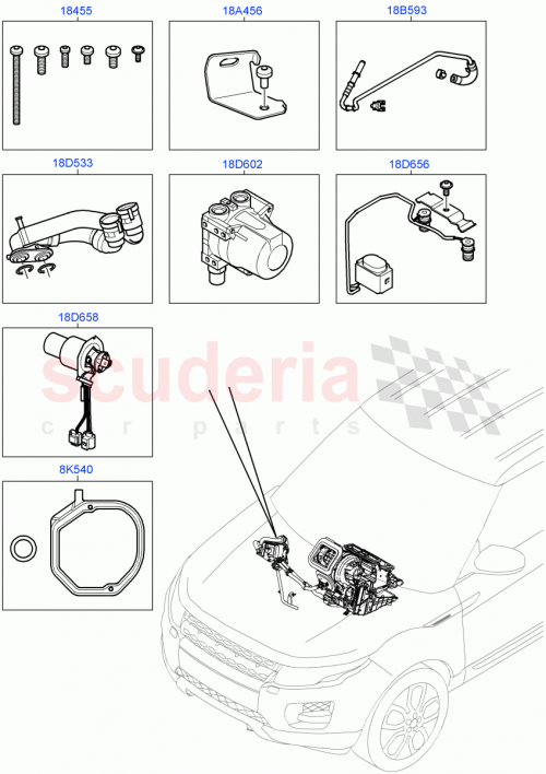 Part Diagram for Land Rover LR010330