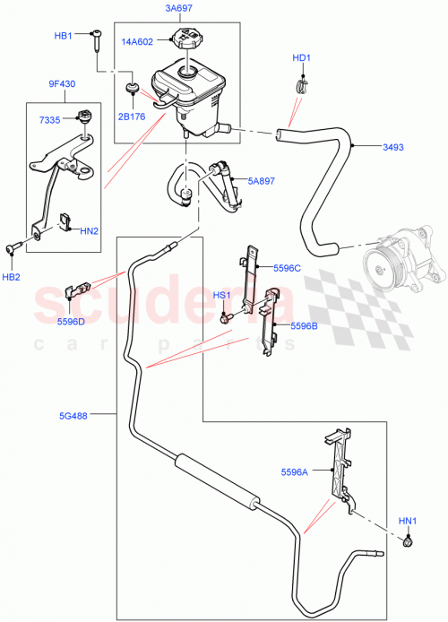 Part Diagram for Land Rover LR124866