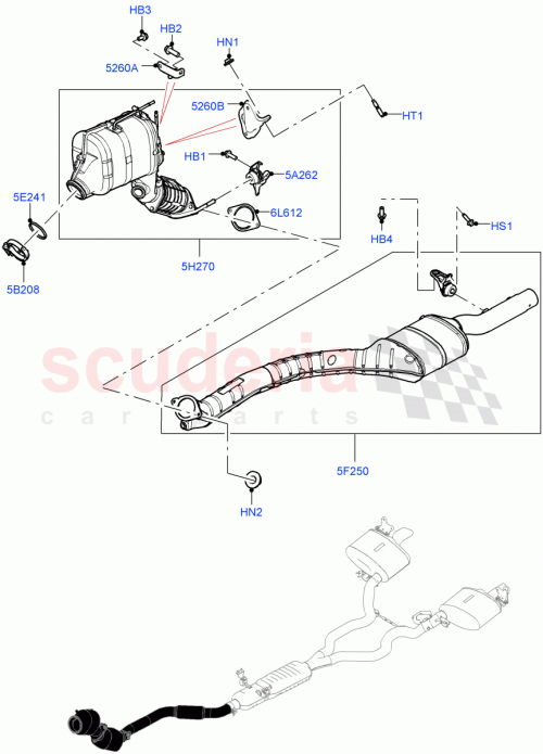 Part Diagram for Land Rover LR141511