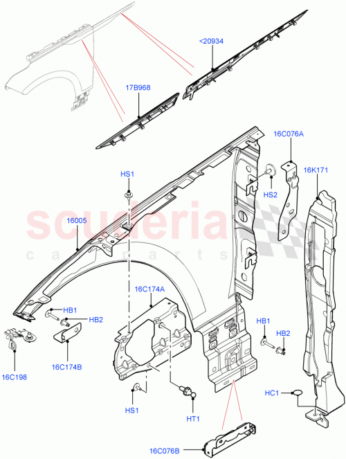 Part Diagram for Land Rover LR153979