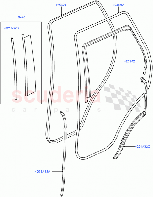 Part Diagram for Land Rover CGE500440
