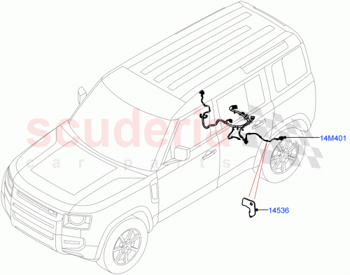 Part Diagram for Land Rover LR136011