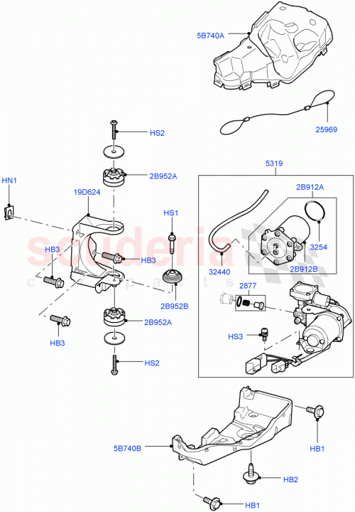 Part Diagram for Land Rover LR023964