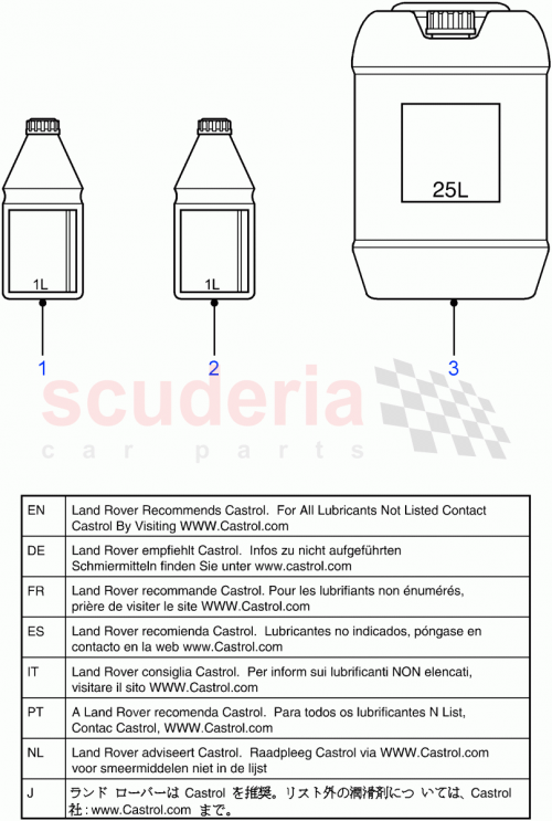 Part Diagram for Land Rover LR006519