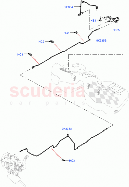 Part Diagram for Land Rover LR141760