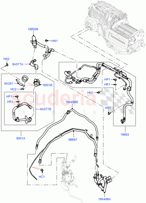 Part Diagram for Land Rover LR151535