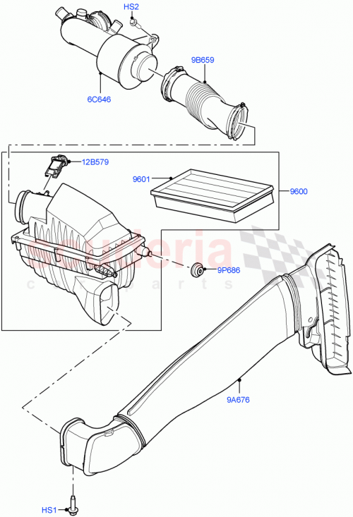 Part Diagram for Land Rover LR128253