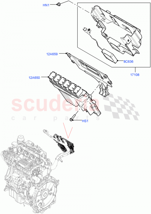 Part Diagram for Land Rover LR140200