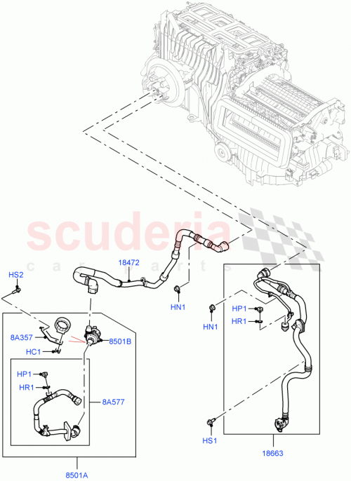Part Diagram for Land Rover LR151922