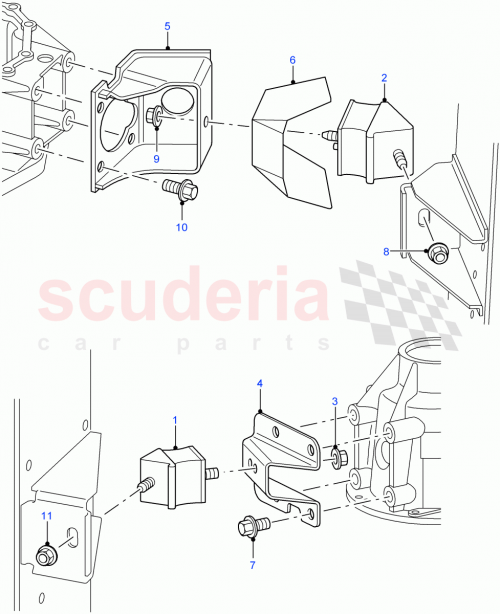 Part Diagram for Land Rover FT112206