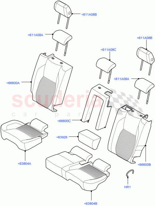 Part Diagram for Land Rover LR127073