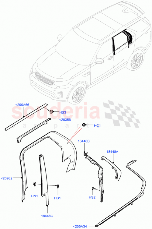 Part Diagram for Land Rover LR082903