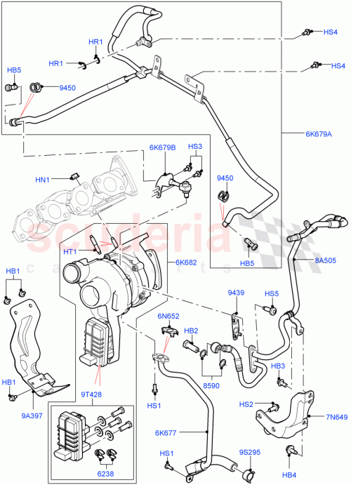 Part Diagram for Land Rover LR022794