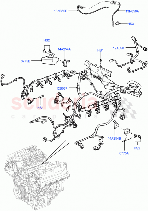 Part Diagram for Land Rover LR044093