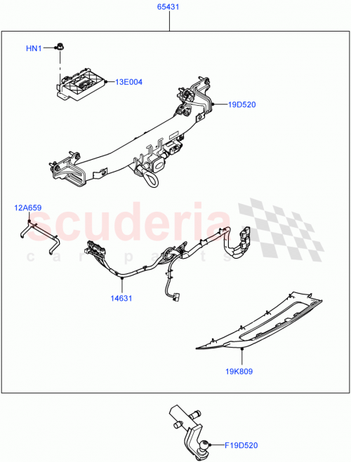Part Diagram for Land Rover VPLKAUS005