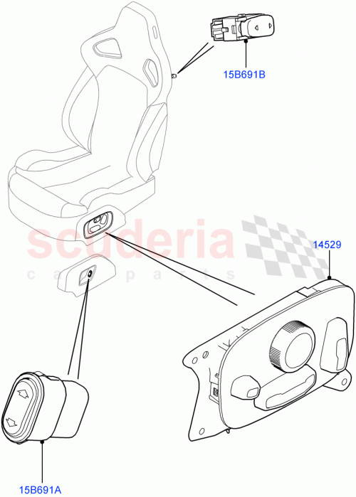 Part Diagram for Land Rover LR110728