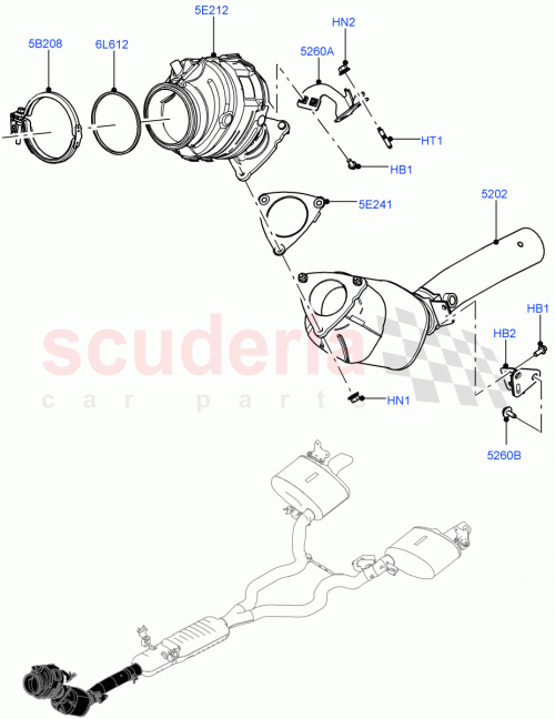 Part Diagram for Land Rover LR141916