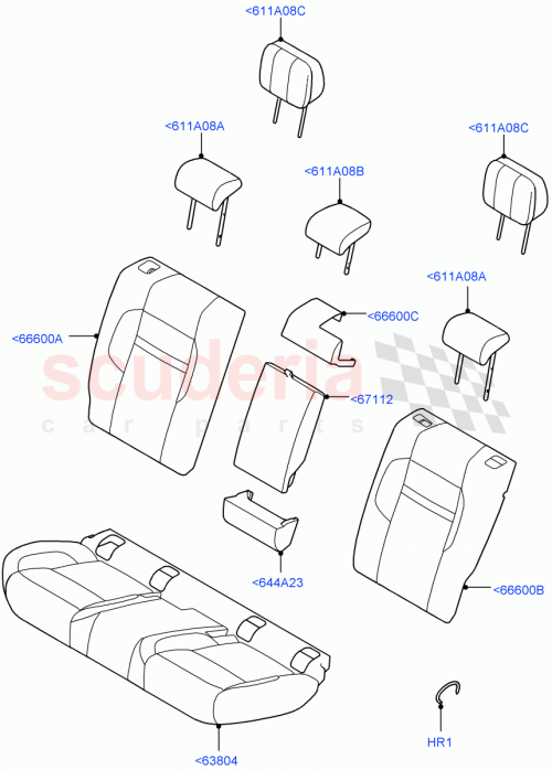 Part Diagram for Land Rover LR155431