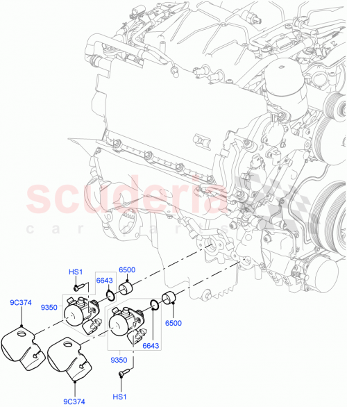 Part Diagram for Land Rover LR091582