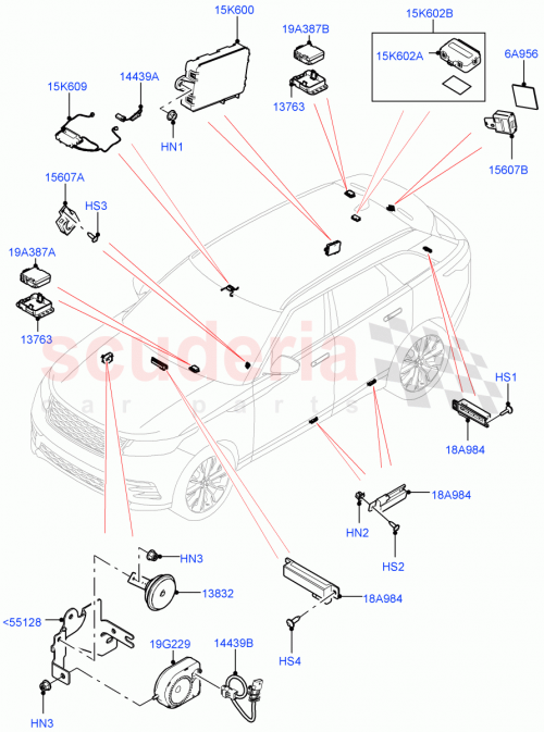Part Diagram for Land Rover LR106730
